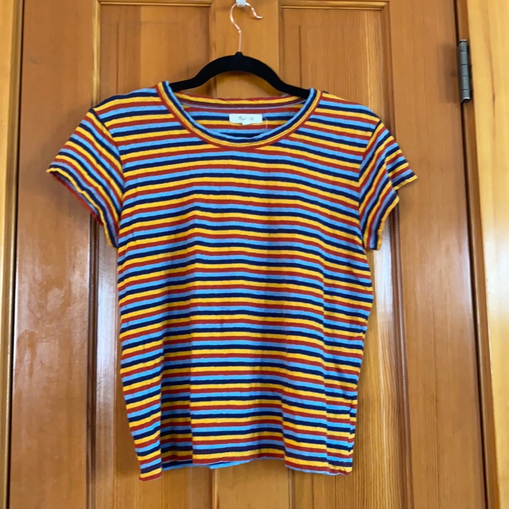 Madewell 100% Cotton Striped T-shirt
